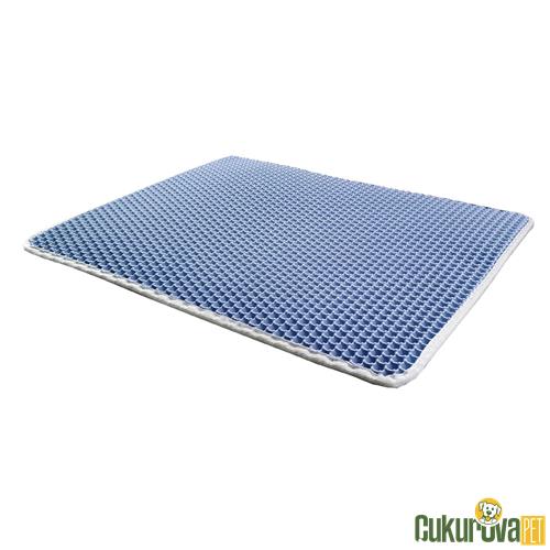 GIMCAT CLAIRE ELEKLİ KEDİ KUMU PASPASI 55 x 75 CM MAVİ