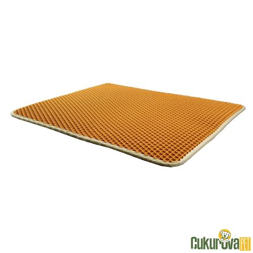 GIMCAT CLAIRE ELEKLİ KEDİ KUMU PASPASI 55 x 75 CM TURUNCU