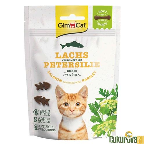 GIMCAT SOFT SNACKS SALMON & PARSLEY TAHILSIZ KEDİ ÖDÜLÜ 60 GR