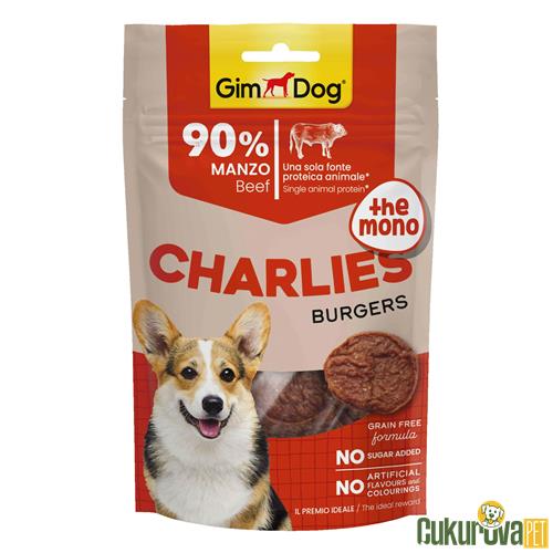 GIMDOG CHARLIES BURGERS THE MONO SIĞIR ETLİ KÖPEK ÖDÜLÜ 70 GR