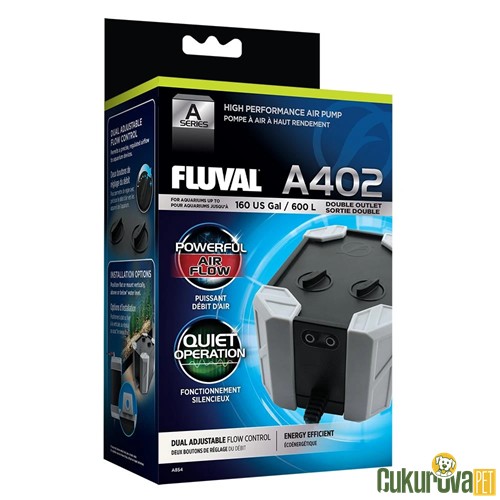 FLUVAL AIR 402 HAVA MOTORU ÇİFT ÇIKIŞLI 