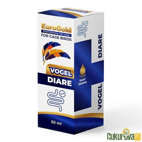 EUROGOLD VOGEL DIARE KUŞLAR İÇİN SİNDİRİM SİSTEMİ DESTEKLEYİCİ DAMLA 50 ML