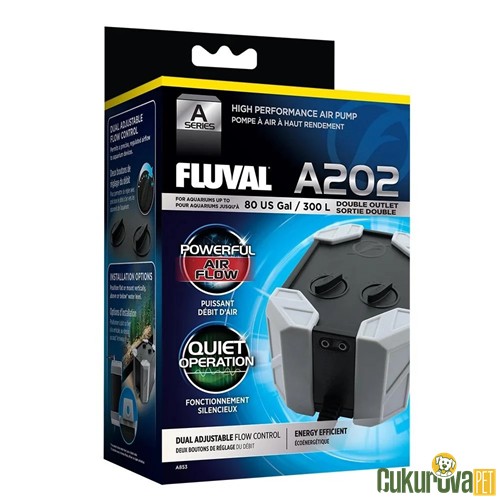 FLUVAL AIR 202 HAVA MOTORU ÇİFT ÇIKIŞLI 