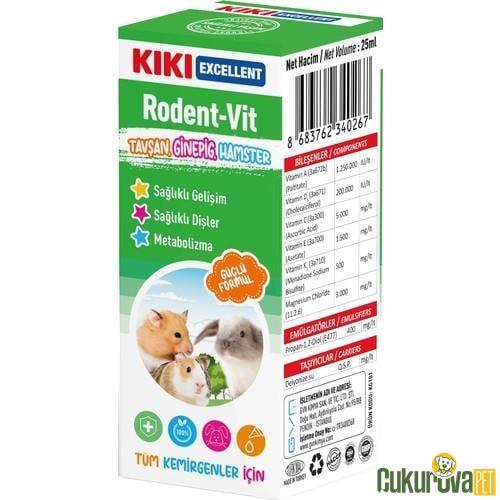 KIKI RODENT - VİT KEMİRGENLER İÇİN VİTAMİN 25 ML 
