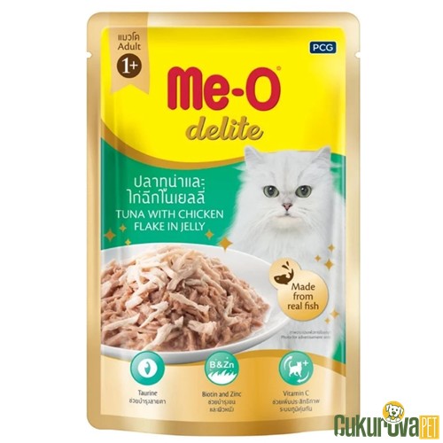 MEO DELITE POUCH TAVUK VE TON BALIKLI KEDİ YAŞ MAMASI 70 GR