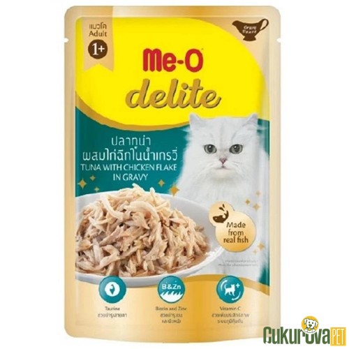 MEO DELITE POUCH TON BALIĞI VE TAVUKLU KEDİ KONSERVESİ 70 GR