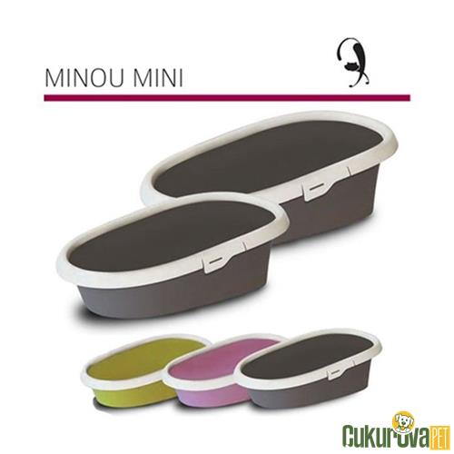MP MINOU MINI ÜSTÜ AÇIK KEDİ TUVALET KABI  43 x 30 x 14 CM