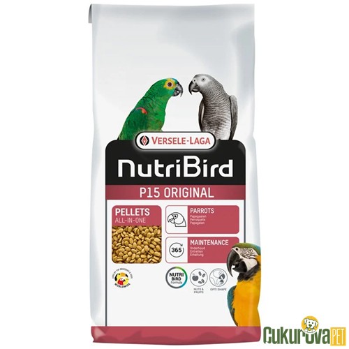 VERSELE LAGA P15 ORIJINAL PAPAĞAN PELLET YEM 10 KG