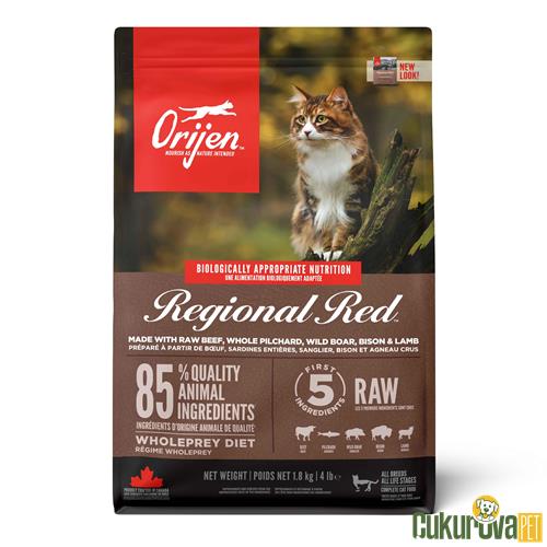 ORIJEN REGIONAL RED KEDİ MAMASI 1.8 KG 