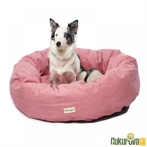 PET COMFORT HOTEL NIDUS PEMBE KEDİ & KÖPEK YATAĞI S - 50 CM
