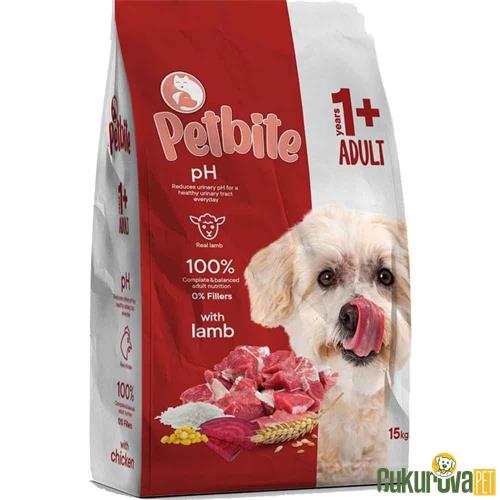 PETBİTE KÖPEK MAMASI KUZU ETLİ 15 KG