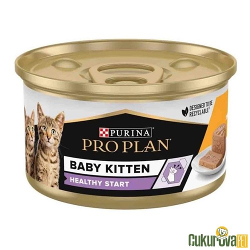 PRO PLAN BABY KITTEN TAVUKLU YAVRU KEDİ KONSERVESİ 85 GR 