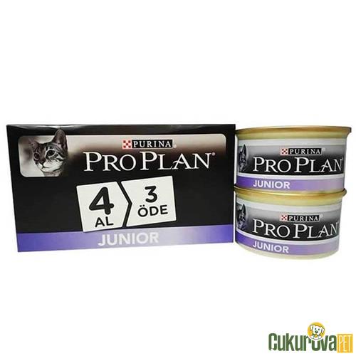 PRO PLAN TAVUKLU YAVRU KEDİ KONSERVESİ 85 GR  - 4 AL 3 ÖDE