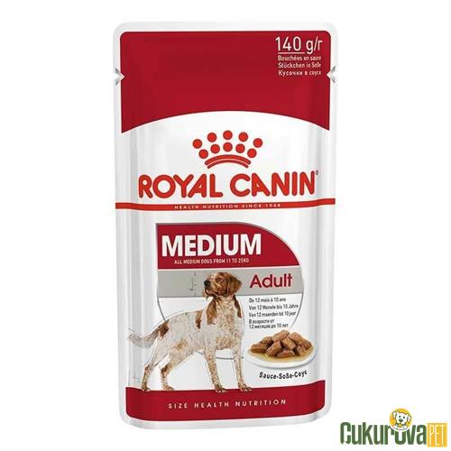 ROYAL CANIN SOS İÇİNDE ORTA IRK YETİŞKİN KÖPEK YAŞ MAMASI - 140 GR