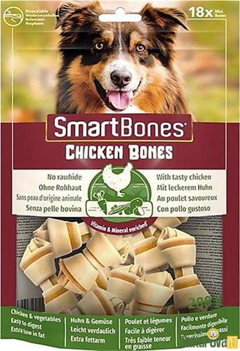 SMART BONES CHICKEN MINI KÖPEK ÖDÜL KEMİĞİ - 288 GR