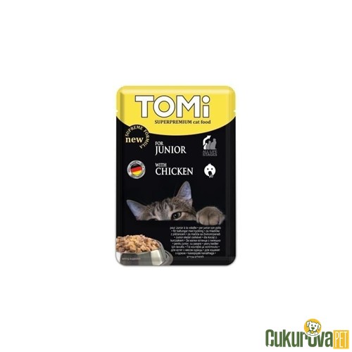 TOMI POUCH KÜMES HAYVANLI YAVRU KEDİ YAŞ MAMASI 100 GR