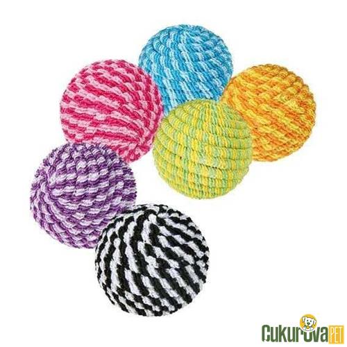 TRIXIE ÖRGÜ TOP KEDİ OYUNCAĞI 4.5 CM - KARIŞIK RENKLİ