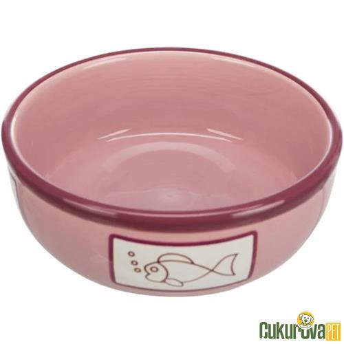 TRIXIE KEDİLER İÇİN SERAMİK MAMA VE SU KABI 12.5 CM - 350 ML KARIŞIK RENKLİ