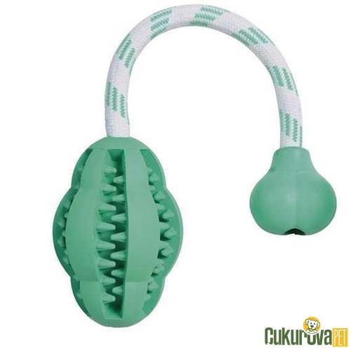 TRIXIE KÖPEK İPLİ TOP OYUNCAĞI DENTAL 28 CM