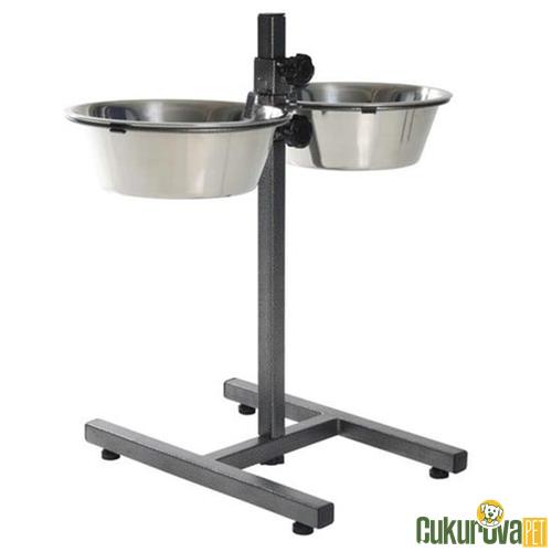 TRIXIE KÖPEKLER İÇİN AYAKLI MAMA VE SU KABI 28 CM 2 x 4.5 L