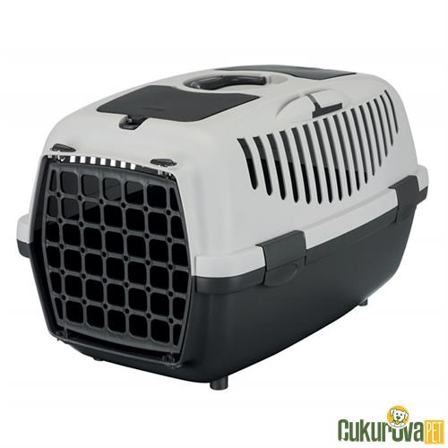 TRIXIE PLASTİK KEDİ VE KÖPEK TAŞIMA ÇANTASI 37 x 34 x 55 CM -  AÇIK GRİ