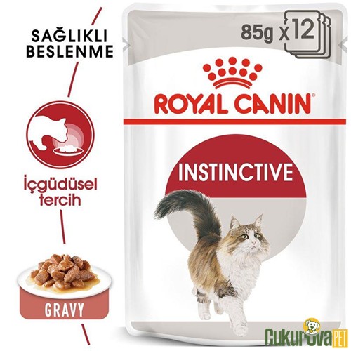 Royal Canin Instinctive Gravy Yetişkin Kedi Yaş Maması 85 Gr