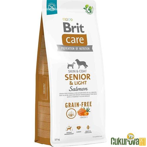 Brit Care Skin & Coat Somonlu Tahılsız Yaşlı Köpek Maması 12 Kg