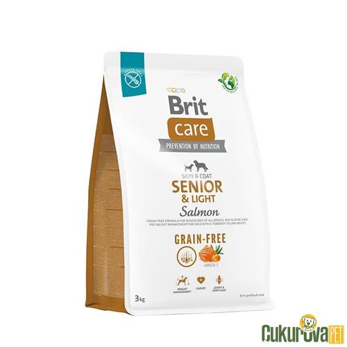 Brit Senior & Light Skin & Coat Somonlu Tahılsız Yaşli Köpek Maması 3 Kg