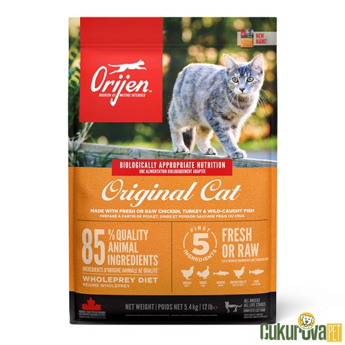 Orijen Original Cat Tüm Yaşam Evreleri İçin Kedi Maması 5.4 Kg