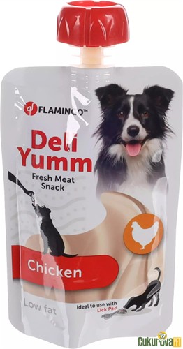 Flamingo Deli Yumm Tavuklu Yetişkin Köpek Yaş Maması 90 Gr