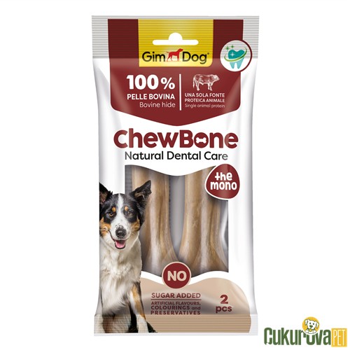 Gimdog Chew Bones Press Çiğneme Kemiği Natural 2