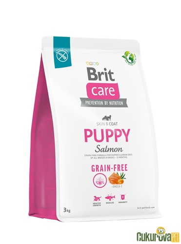 Brit Care Skin&Coat Puppy Somonlu Yavru Köpek Maması 3 Kg