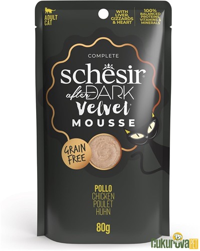 Schesir After Dark Tavuklu Yetişkin Kedi Yaş Maması 80 Gr