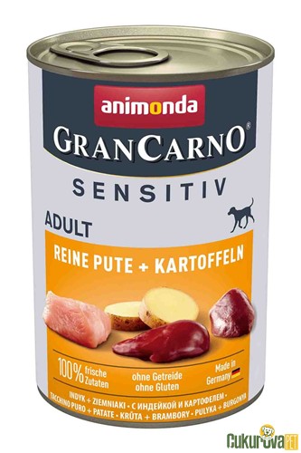 Animonda Gran Carno Sensitive Hi̇ndi̇li̇ Ve Patatesli̇ Köpek Konservesi̇ 400 Gr